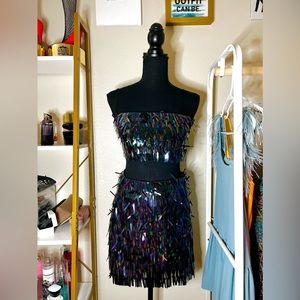 Stradivarius set . Top and skirt. Size s. Perfect for parties and club!